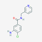 Structure of 3-AMino-4-chloro-N-(3-pyridylMethyl)benzaMide