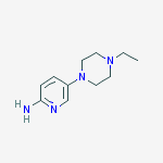 Structure of 5-(4-ethylpiperazin-1-yl)pyridin-2-amine