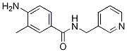 3-甲基-4-氨基-N-(3-吡啶基甲基)苯甲酰胺结构式