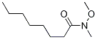 N-methoxy-N-methyloctanamide结构式