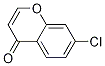 Structure of 4H-1-Benzopyran-4-one, 7-chloro-