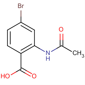 Structure of Benzoic acid, 2-(acetylamino)-4-bromo-