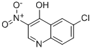 Structure of 6-CHLORO-3-NITROQUINOLIN-4-OL