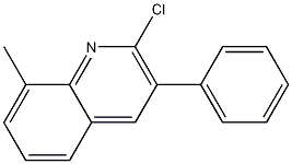 2-CHLORO-8-METHYL-3-PHENYLQUINOLINE结构式