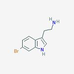 2-(6-bromo-1h-indol-3-yl)ethanamine结构式