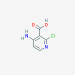 Structure of 4-amino-2-chloropyridine-3-carboxylic Acid