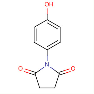 Structure of 2,5-Pyrrolidinedione, 1-(4-hydroxyphenyl)-