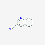 Chemical structure of 5,6,7,8-tetrahydro-3-quinolinecarbonitrile