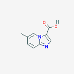 Structure of Imidazo[1,2-a]pyridine, 8-bromo-6-nitro-