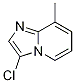 Structure of IMidazo[1,2-a]pyridine, 3-chloro-8-Methyl-