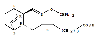 Structure of (Z)-7-[(1α,4α)-3α-[[(Diphenylmethoxy)imino]methyl]bicyclo[2.2.2]oct-5-en-2β-yl]-5-heptenoic acid