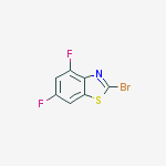 Structure of 2-BROMO-4,6-DIFLUOROBENZOTHIAZOLE