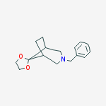 Structure of 3- Benzyl -3-spiro[bicyclo[3.2.1]cyclooctane-8,2'-[1,3]Dioxane]
