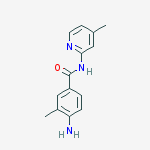 Structure of 4-AMino-3-Methyl-N-(4-Methyl-2-pyridyl)benzaMide