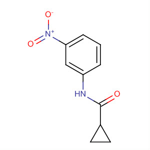 Structure of Cyclopropanecarboxamide, N-(3-nitrophenyl)-
