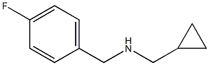 N-环丙甲基-4-氟苄胺结构式