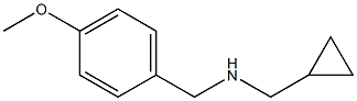 N-环丙甲基-4-甲氧基苄胺结构式