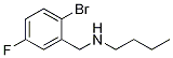 1-Bromo-4-fluoro-2-(butylaminomethyl)benzene结构式