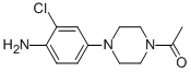 4-(4-Acetyl-piperazin-1-yl)-2-chloroaniline结构式
