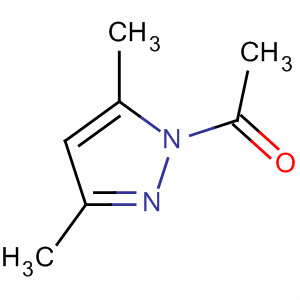 Structure of 1H-Pyrazole, 1-acetyl-3,5-dimethyl-
