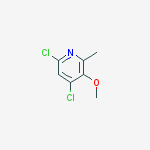 4,6-dichloro-3-methoxy-2-methylpyridine结构式