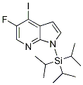 Structure of 5-FLUORO-4-IODO-1-(TRIISOPROPYLSILYL)-1H-PYRROLO[2,3-B]PYRIDINE