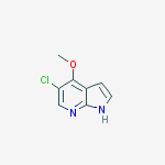 Structure of 5-Chloro-4-Methoxy-1h-Pyrrolo[2,3-B]pyridine