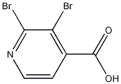Structure of 2,3-DIBROMOPYRIDINE-4-CARBOXYLIC ACID