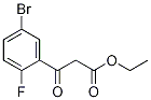 Structure of Ethyl  (5-bromo-2-fluorobenzoyl)acetate