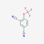 Structure of 2,4-DICYANOTRIFLUOROMETHOXYBENZENE