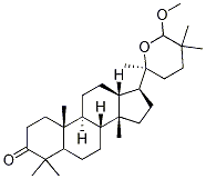 Structure of 20,24-Epoxy-24-methoxy-23(24-25)abeo-dammaran-3-one