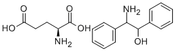 Structure of GLUTAMIC ACID WITH 2-AMINO-1,2-DIPHENYLETHANOL