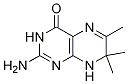 2-aMino-6,7,7-triMethyl-7,8-dihydropteridin-4(3H)-one结构式