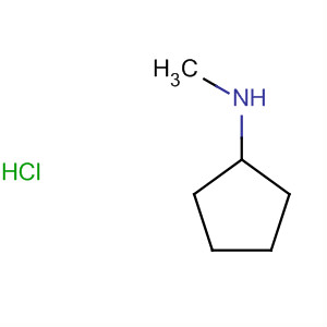 Structure of Cyclopentanamine, 1-methyl-, hydrochloride