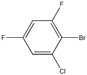 Structure of 1-Bromo-2-chloro-4,6-diflorobenzene
