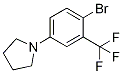 1-(4-Bromo-3-(trifluoromethyl)phenyl)pyrrolidine结构式