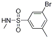 Structure of N-METHYL 3-BROMO-5-METHYLBENZENESULFONAMIDE