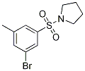 Structure of 1-(3-Bromo-5-methylphenylsulfonyl)pyrrolidine