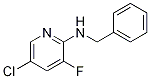Structure of 2-(N-BENZYLAMINO)-5-CHLORO-3-FLUOROPYRIDINE