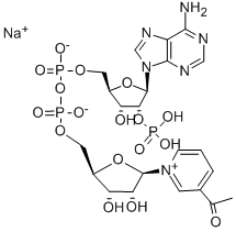 Structure of 3-ACETYLPYRIDINE ADENINE DINUCLEOTIDE PHOSPHATE SODIUM SALT