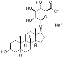 Structure of 5A-ANDROSTANE-3A 17B-DIOL 17-D-