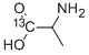 Structure of DL-ALANINE-1-13C