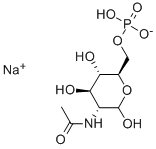 Structure of N-ACETYL-D-GLUCOSAMINE 6-PHOSPHATE DISODIUM SALT
