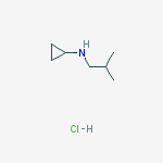 Structure of N-IsobutylcyclopropanaMine Hydrochloride
