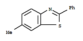 Structure of Benzothiazole,6-methyl-2-phenyl-