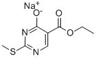 Structure of sodium 5-(ethoxycarbonyl)-2-(methylthio)pyrimidin-4-olate