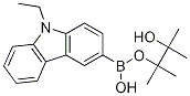 Structure of 9-ethyl-9H-carbazole-3-boronic acid pinacol ester