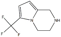Structure of 6-TrifluoroMethyl-1,2,3,4-tetrahydro-pyrrolo[1,2-a]pyrazine