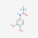 Chemical structure of 3-HYDROXYACETAMINOPHEN-D3