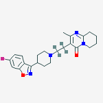 Chemical structure of RISPERIDONE-D4